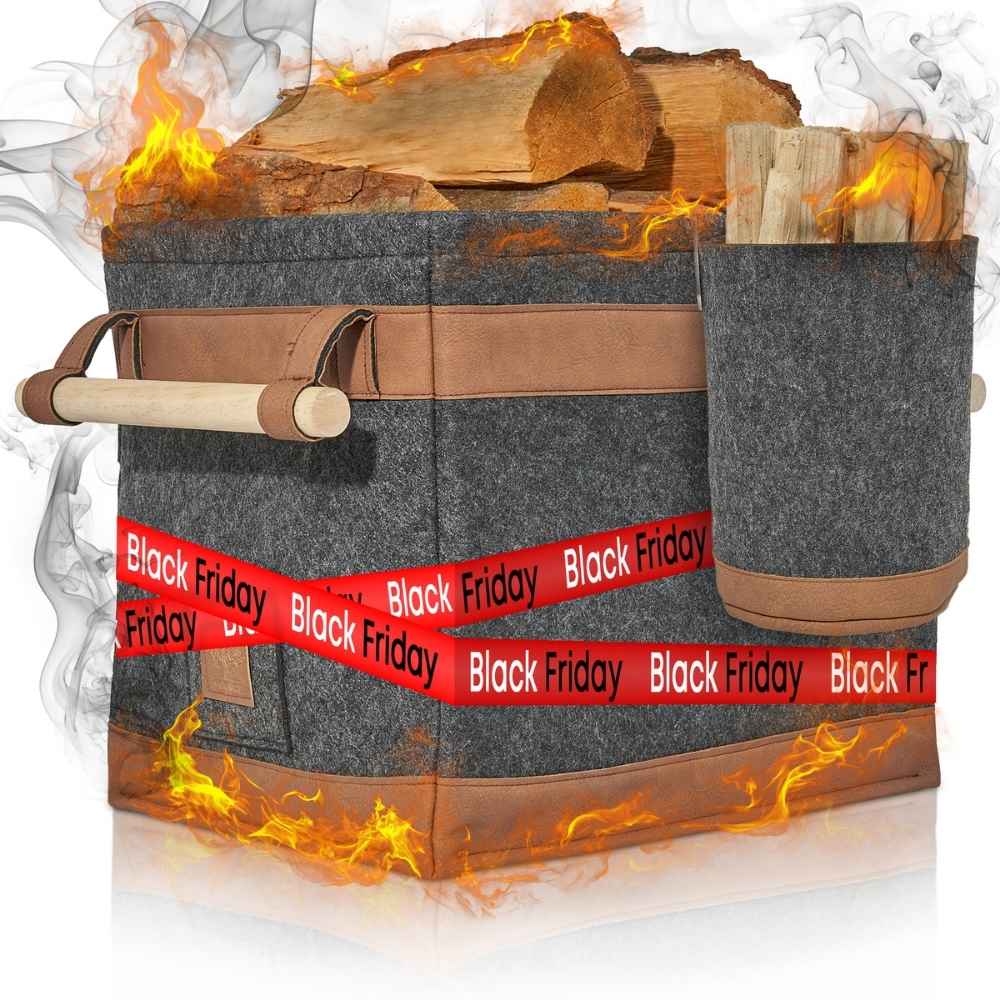 FireMaster Duo Holzkorb - Das Königsmodell unter den Körben! - OAKAGE