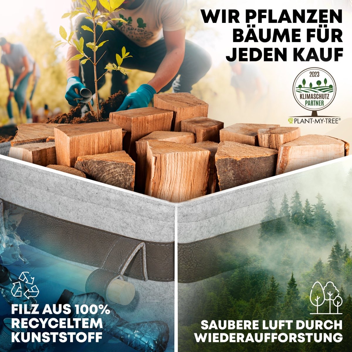 Classic Duo Holzkorb - Für noch mehr Ordnung! - OAKAGE