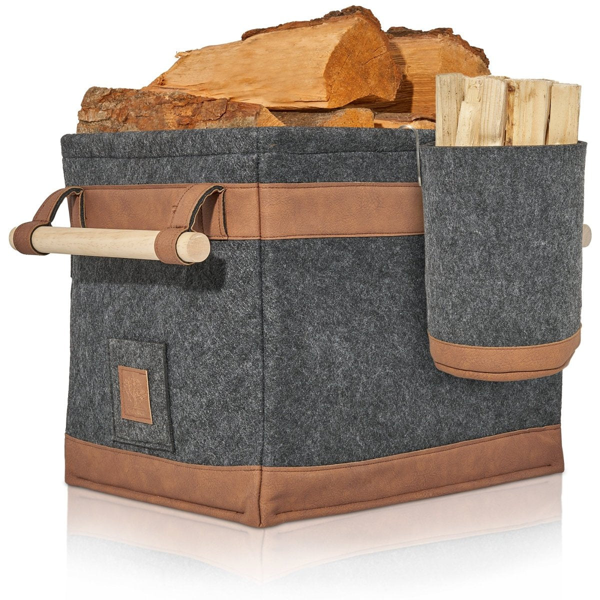 FireMaster Duo Holzkorb - Das Königsmodell unter den Körben! - OAKAGE