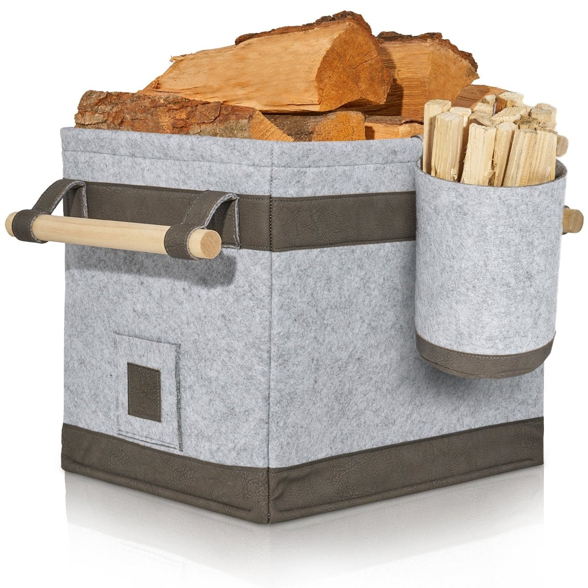 FireMaster Duo Holzkorb - Das Königsmodell unter den Körben! - OAKAGE