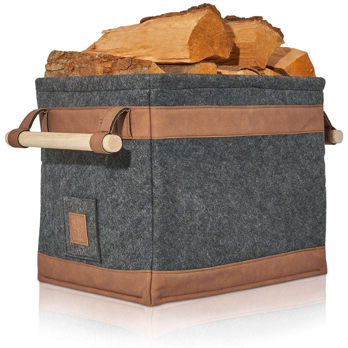 FireMaster Holzkorb - Für eine saubere Kaminlandschaft! - OAKAGE