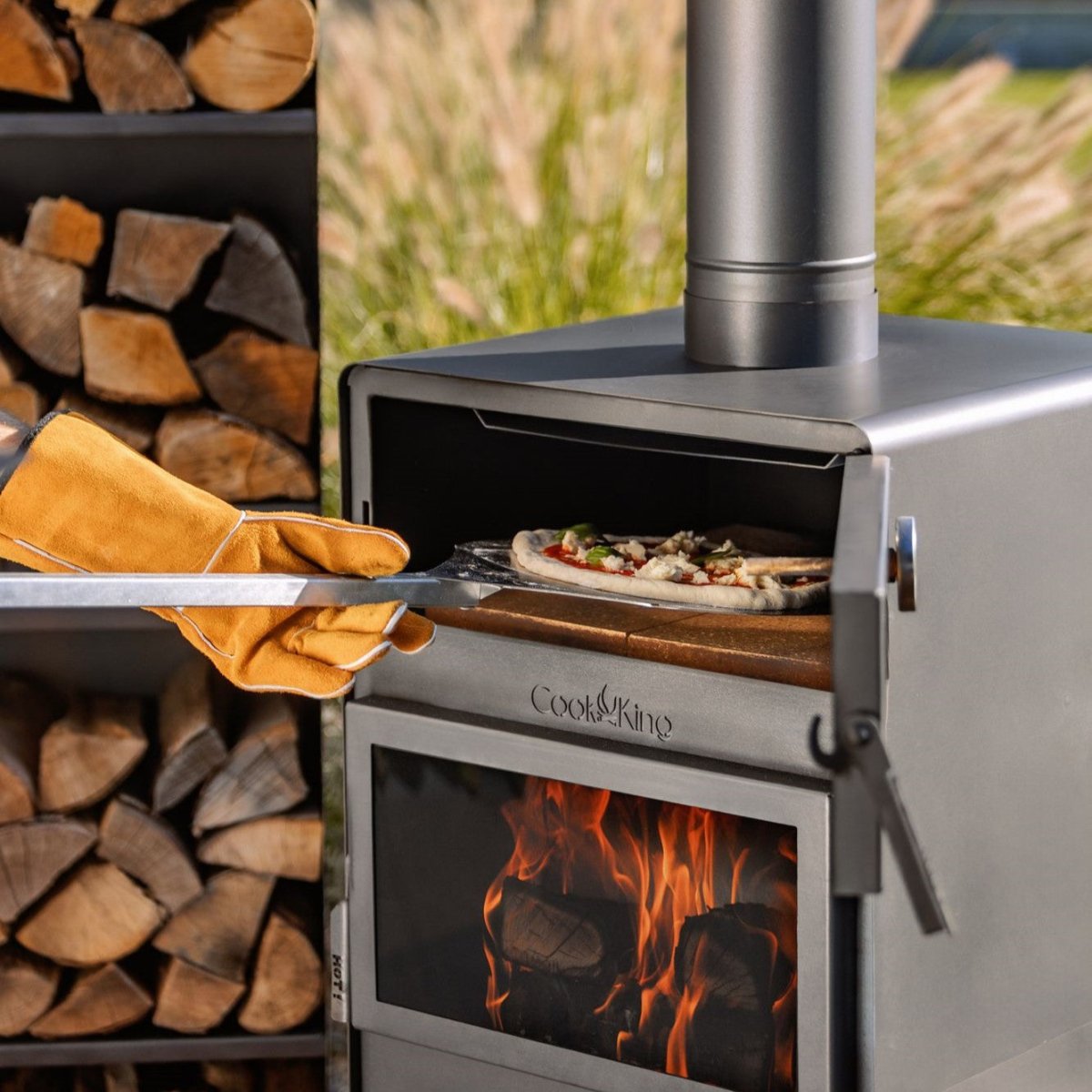 FLAMBO – Outdoor Gartenofen mit Pizzaofen für echte Feuerabende - OAKAGE