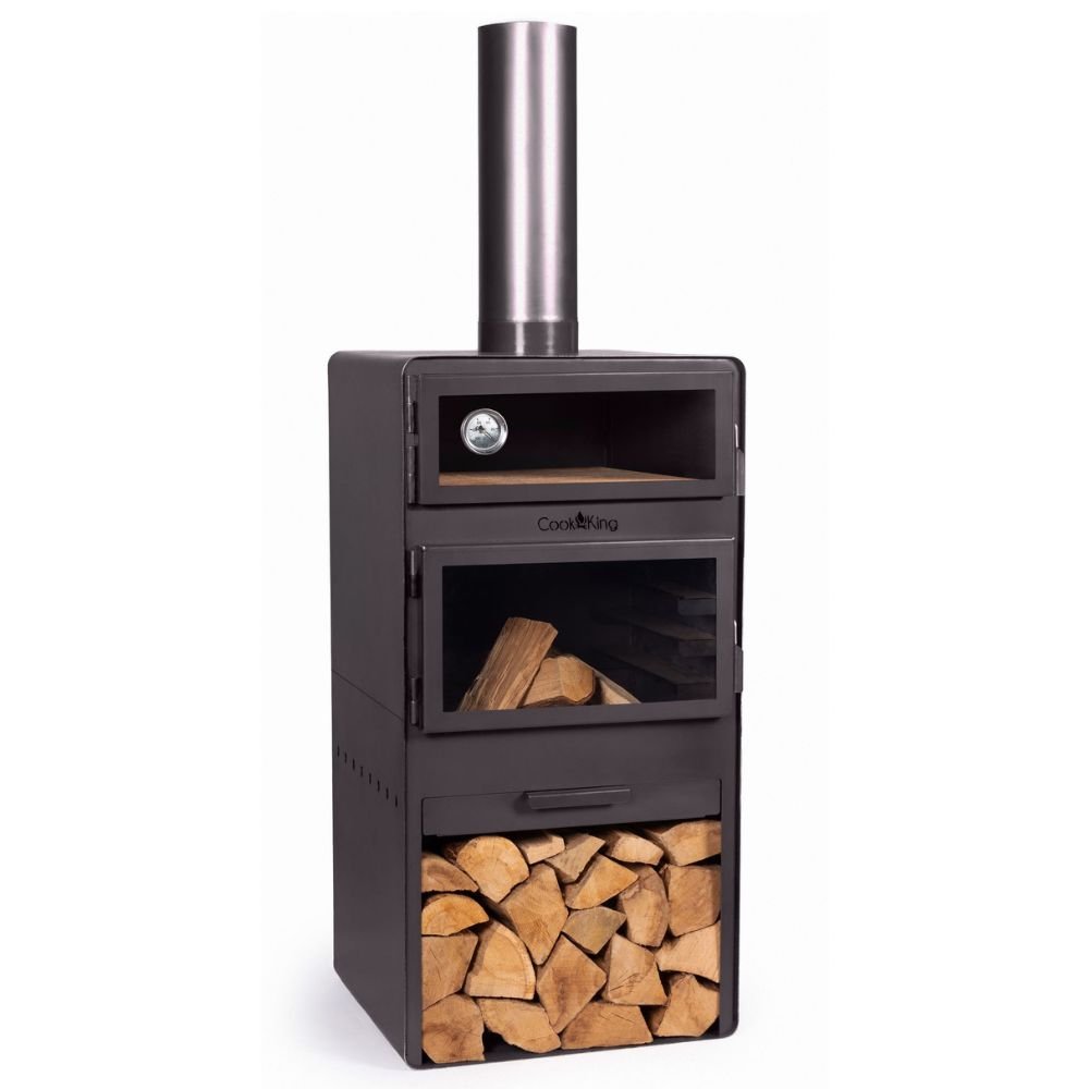 FLAMBO – Outdoor Gartenofen mit Pizzaofen für echte Feuerabende - OAKAGE