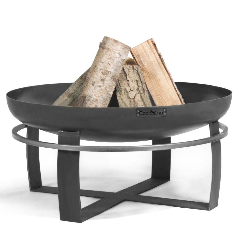 LUNAR – Moderne Feuerschale mit Grillfunktion für Garten & Terrasse - OAKAGE