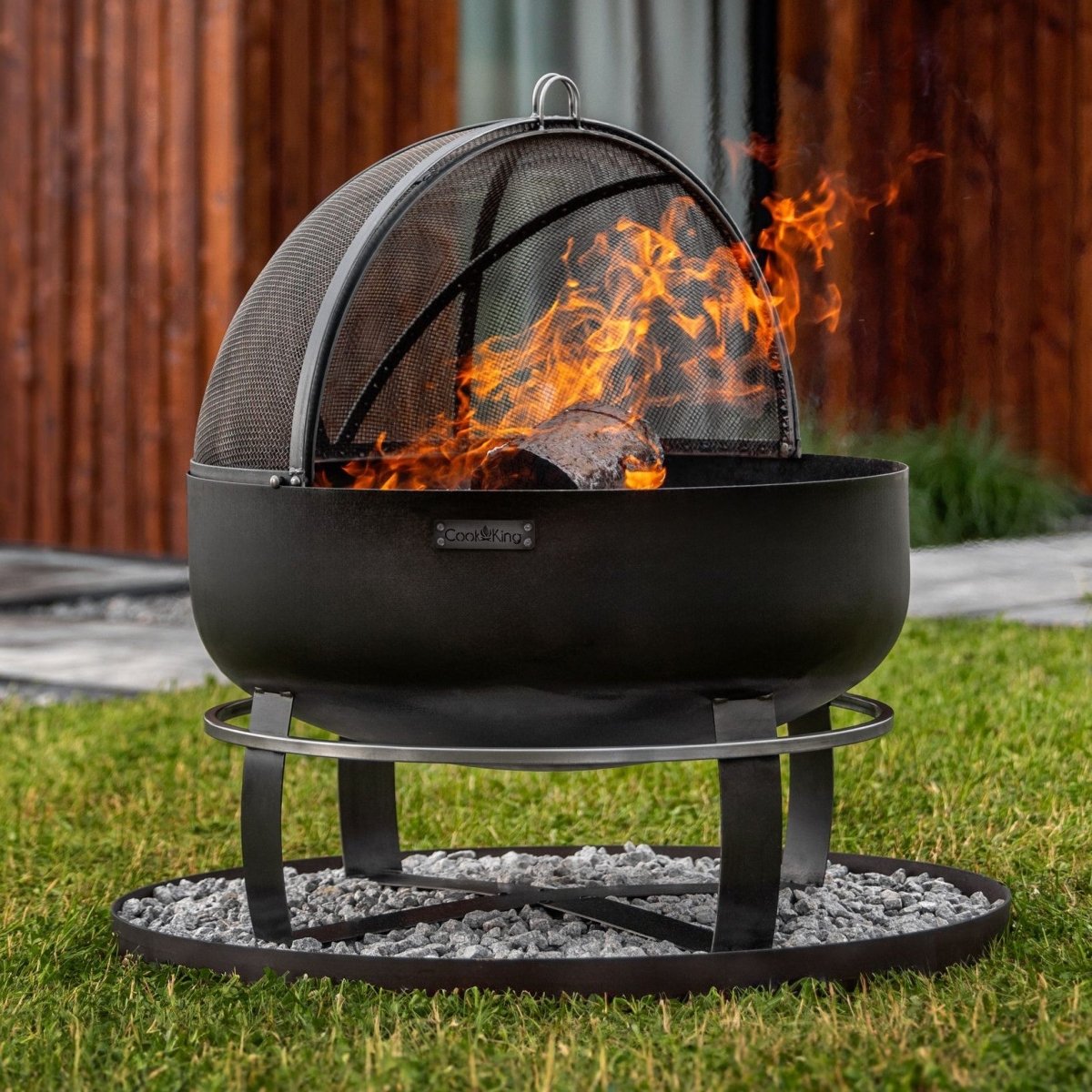 SOLARIS – XXL Feuerschale mit Grillfunktion für laue Sommernächte - OAKAGE