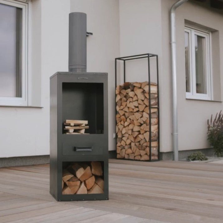 VULKAN – Outdoor Gartenofen für Feuerromantik im Freien - OAKAGE