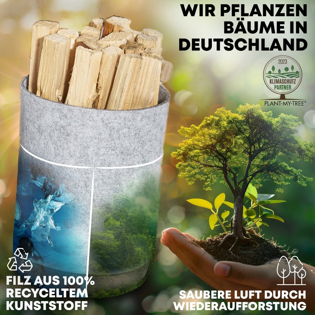 Zündholzkorb zum Einhängen – Praktisch, stilvoll und kompatibel zum Holzkorb FireMaster - OAKAGE