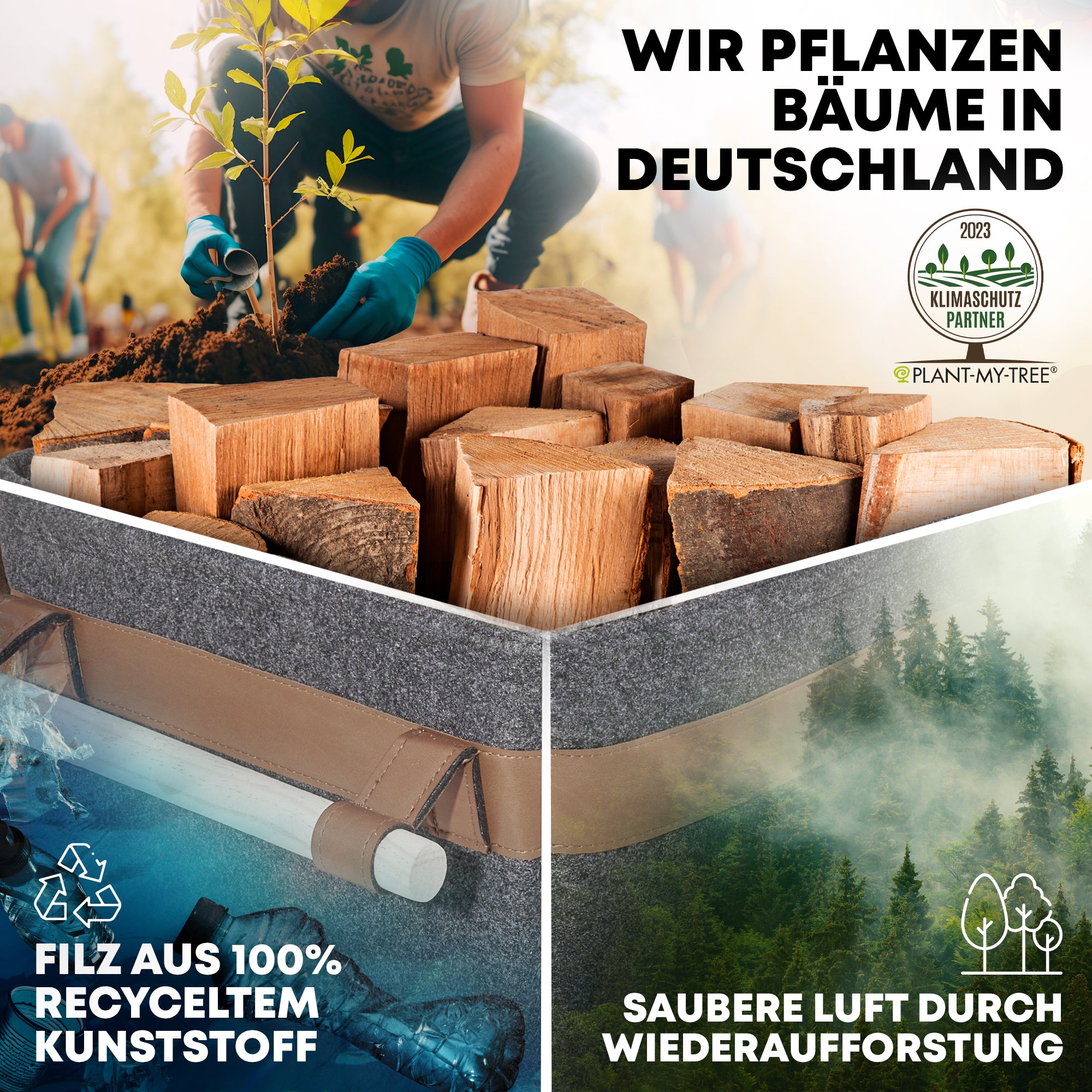 FireMaster Holzkorb - Für eine saubere Kaminlandschaft!