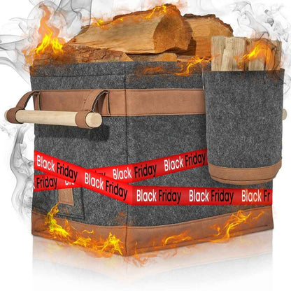 FireMaster Duo Holzkorb - Das Königsmodell unter den Körben! - OAKAGE