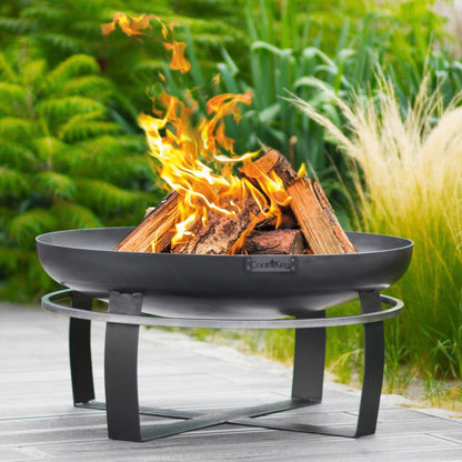LUNAR – Moderne Feuerschale mit Grillfunktion für Garten & Terrasse - OAKAGE