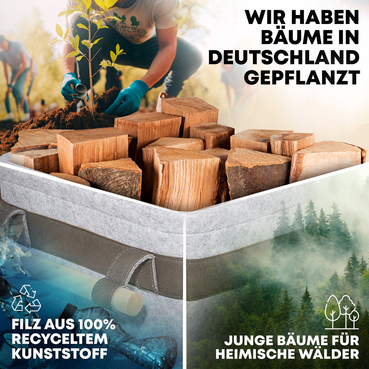 FireMaster Holzkorb - Für eine saubere Kaminlandschaft!