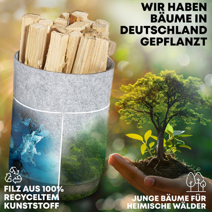 Zündholzkorb zum Einhängen – Praktisch, stilvoll und kompatibel zum Holzkorb FireMaster