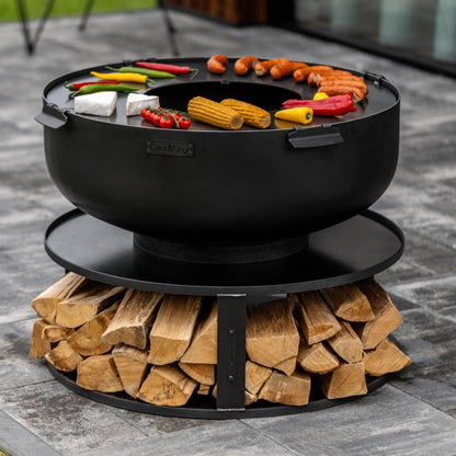 NOVA – Stilvolle Feuerschale mit Grillfunktion für deinen Garten - OAKAGE