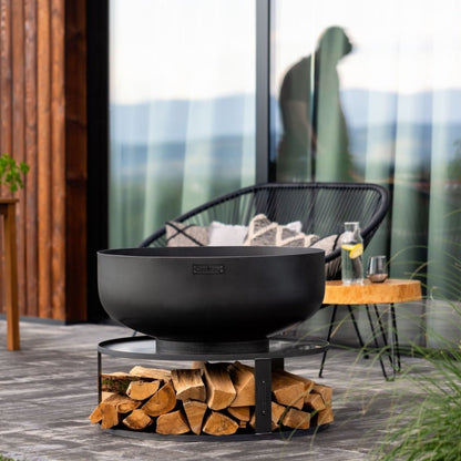 NOVA – Stilvolle Feuerschale mit Grillfunktion für deinen Garten - OAKAGE